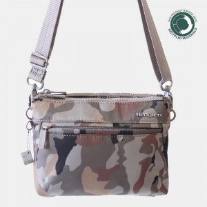 Hedgren Rain Sustainably Made Ženski Torba Crossbody Sive Maskirni Vzorec | FXZ387ZR