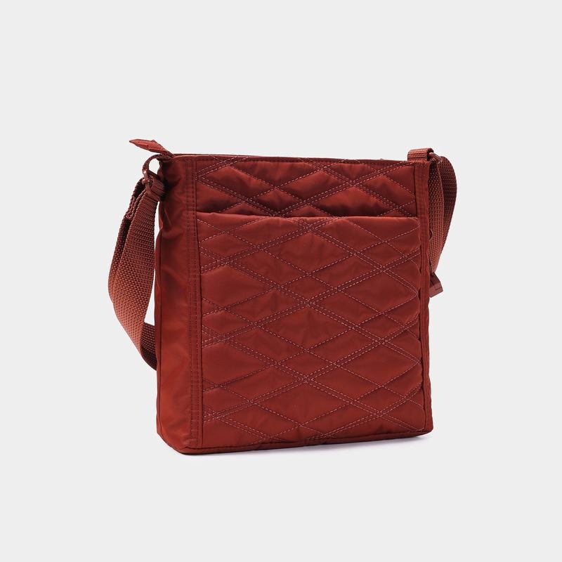 Hedgren Prešite Orva Rfid Ženski Torba Crossbody Rdeče Rjave | CQX5347KY