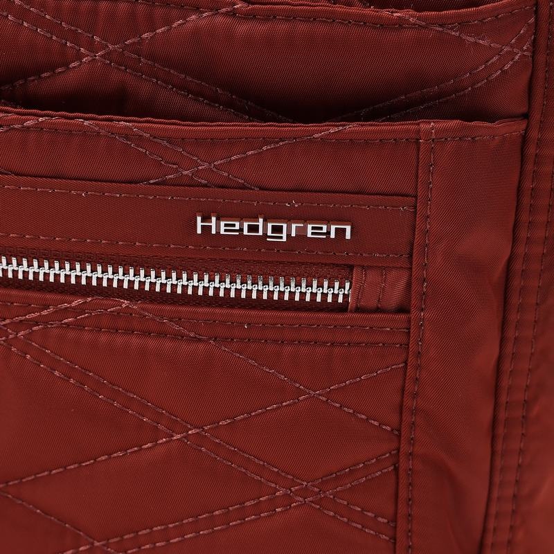 Hedgren Prešite Orva Rfid Ženski Torba Crossbody Rdeče Rjave | CQX5347KY